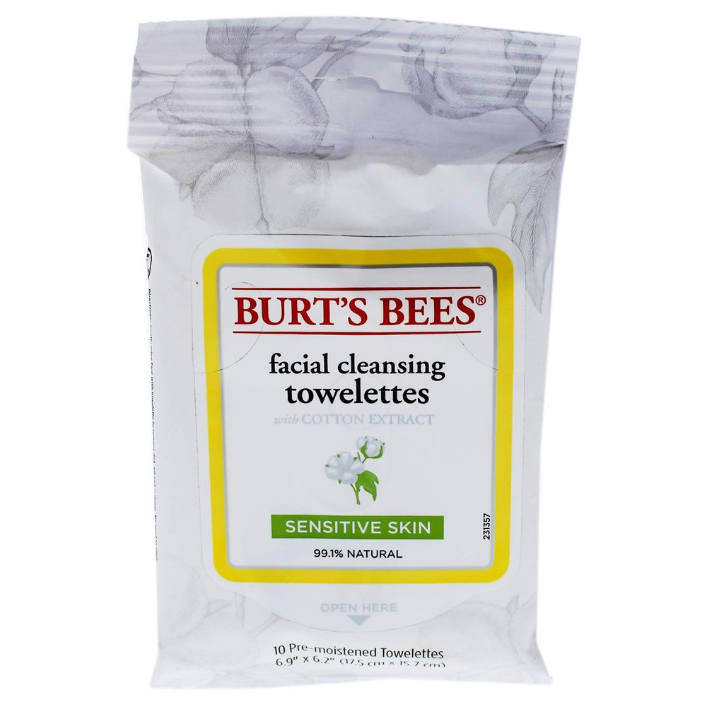 Burt's Bees Burts Bees Facial Cleansing Towelettes Sensitive Towelettes Women 10 Count