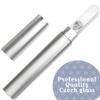 GLADZY Czech Glass Nail File with Case  Double Sided Crystal Nail File for Natural Nails, Dual Grit Coarse & Smooth Sides, Etched Bohemian Glass Manicure Tool, Professional Care, Ethically Made in EU view 2