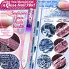 GLADZY Czech Glass Nail File with Case  Double Sided Crystal Nail File for Natural Nails, Dual Grit Coarse & Smooth Sides, Etched Bohemian Glass Manicure Tool, Professional Care, Ethically Made in EU view 4