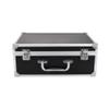 Kit Box Case,Machine Case 12.6" x 9.5" x 5.1" W/Lock Makeup Carrying Bag Storage Case Organize with Clasp,Aluminum Alloy with Sponge for Equipment Cosmetic Makeup Tools (black) view 4