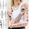 33 Sheets Outer Space Temporary Tattoos for Kids Boys Girl Women Men Adults Children, Geometry Astronaut Universe Fake Tattoo Star Moon Solar Syetem view 2