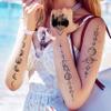 33 Sheets Outer Space Temporary Tattoos for Kids Boys Girl Women Men Adults Children, Geometry Astronaut Universe Fake Tattoo Star Moon Solar Syetem view 3