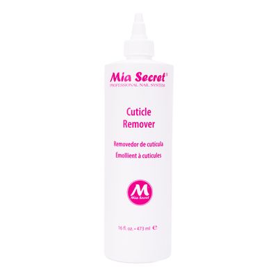 Mia Secret Cuticle Softener & Remover - Quick Easy Safe - Removes Cuticles Safely and Softens The Edge - Excellent for Manicures and Pedicures (16 oz.)