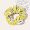 12 Premium Velvet VSCO Scrunchies with Hidden Zipper Pockets for Women & Girls - Chiffon, Leopard Print, Polka Dots, Plaid Prints (solid, tie-dye, floral, striped) view 3