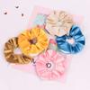 Premium Velvet Hair Scrunchies with Hidden Zipper Pocket for Women - 12 Pcs Floral Chiffon Scrunchies for VSCO Style and Storage view 3