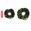 12 Pcs Premium Velvet VSCO & Floral Hair Scrunchies with Hidden Zipper Pocket - Chiffon Silk Scrunchies for Girls & Women view 4