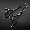 High-end Professional Hairdresser 6-inch Hairdressing Scissors 440C Steel Hair Salon Black view 4