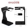 Anbbas Shaving Brush Synthetic Badger Hair with Stainless Steel Shaving Bowl,Black Acrylic Shaving Stand Holer for DE Razor Men Traditional Shave view 4