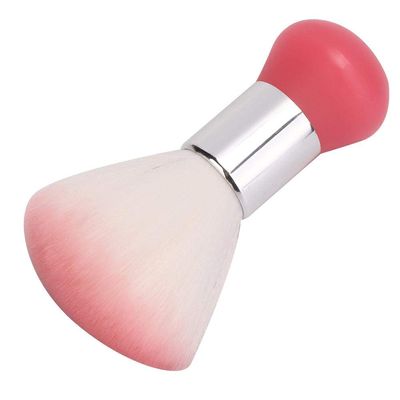 Broken Hair Sweep Brush Professional Neck Duster Brush Hair Cleaning Hair Brush Hairdresser(Pink)