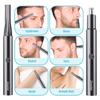 ZEXELLER 9-in-1 Precision Trimmer Kit: Eyebrow Trimmer,Electric Eyebrow Razor, Nose Trimmer, Grooming Scissors, Tweezers & Brush | All-in-One Grooming Tool view 3