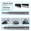 ZEXELLER 9-in-1 Precision Trimmer Kit: Eyebrow Trimmer,Electric Eyebrow Razor, Nose Trimmer, Grooming Scissors, Tweezers & Brush | All-in-One Grooming Tool view 4