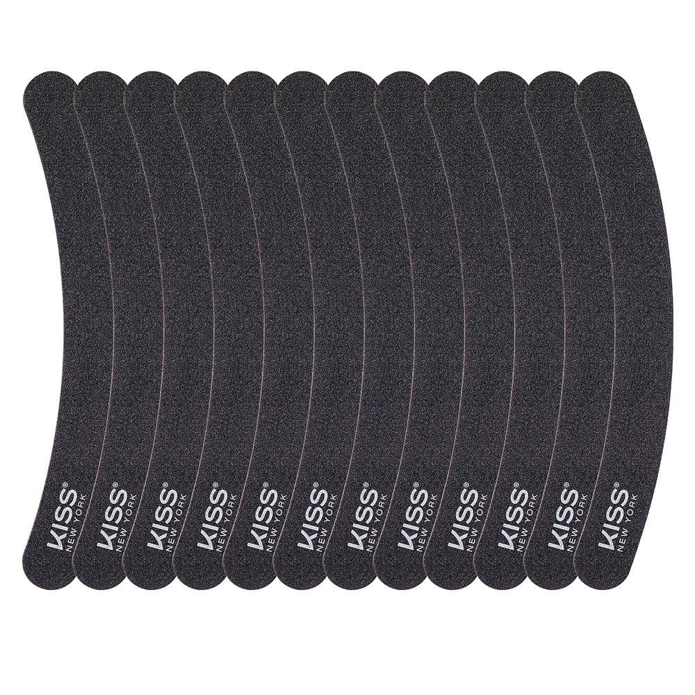 KISS Banana File 100 Coarse / 180 Medium F230 - Pack of 12