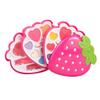LoveinDIY Strawberry Shape Makeup Kit for Girls, Washable Cosmetics Beauty Set view 3