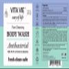 VITA VIE Body Wash, Lemon Scent, Antibacterial Soap for Hands and Forearms With Hazel, Willow Bark Extract, and Tea Tree Oil, Clean Nourishing Formula, Vegan, Paraben Free, Non GMO, 12 FL Oz view 3