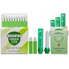Green Stix + Styptic Pencil Set - 3 Pencils + 20 Aluminum Sulfate Sticks to Block & Stop Bleeding Fast From Razor Shaving Nicks & Minor Cuts - Anti-Bleed Shaving Accessory Men & Women view 1