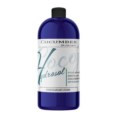 Dr Joe Lab Cucumber Hydrosol Spray Toner for face Floral Water Hydrating Mist, Pure and Natural for All Skin Types COCOJOJO - 32 oz