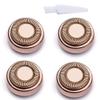 Facial Hair Remover Replacement Heads Compatible with Finishing Touch Flawless Facial Hair Removal Tool for Women, Rose Gold - 4 Count view 1