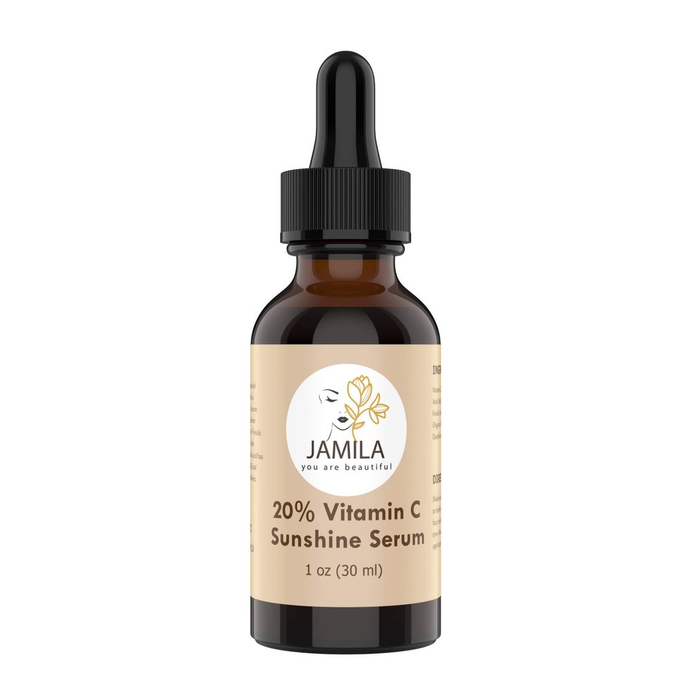 20% Sunshine Vitamin C + Vitamin E + Ferulic Acid Serum for Skin Brightening, Reduction of Acne Scars & Hyperpigmentation