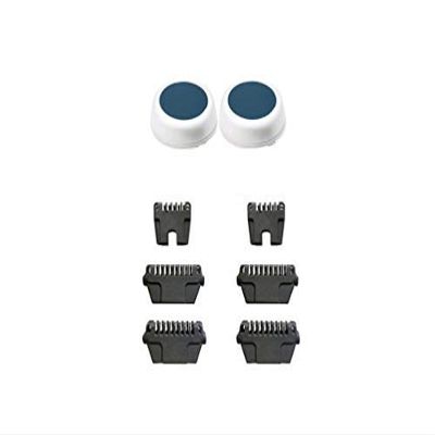 Replacement Thermicon Refill Tips + 2 Small Buffer Refills for NONO Hair Removal Epilator 8800 MINI Pro 3 and Pro 5 (4 Wide &2 Narrow)