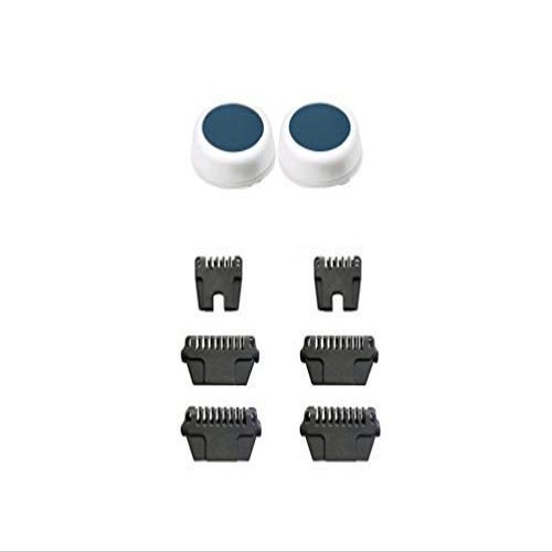 Replacement Thermicon Refill Tips + 2 Small Buffer Refills for NONO Hair Removal Epilator 8800 MINI Pro 3 and Pro 5 (4 Wide &2 Narrow)