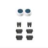 Replacement Thermicon Refill Tips + 2 Small Buffer Refills for NONO Hair Removal Epilator 8800 MINI Pro 3 and Pro 5 (4 Wide &2 Narrow) view 1