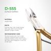 Hard Steel Cuticle Nipper D-555 - Kem Nghia view 3