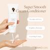 Bounce Curl Super Smooth Cream Conditioner, Lightweight Conditioner Infused with Aloe & Safflower Oil, Hydrating Formula For Fine and Medium Hair Textures, Color Safe & Vegan (8 oz) view 4