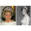 Jorsnovs Cubic Zirconia Royal Princess Diana Style Pearl Wedding Bridal Tiaras and Crowns CZ Pageant Headpieces Hair Jewelry view 3