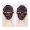 AKOAK 1 Pack Exquisite Crystal Flower Wedding Dress Hair Comb, Hair Accessories, Silver view 3