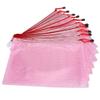 10pcs Zipper Mesh Pouch PVC Plastic Wallets A4 File Folder Bag Transparent Zipper File Bags for Cosmetics, Toiletry Kit, Travel Accessories, Gadgets, Stationeries(Light) view 1