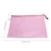 10pcs Zipper Mesh Pouch PVC Plastic Wallets A4 File Folder Bag Transparent Zipper File Bags for Cosmetics, Toiletry Kit, Travel Accessories, Gadgets, Stationeries(Light) view 2