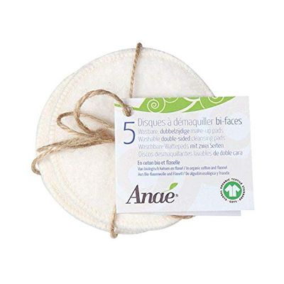 Ana Set of 5 Washable Two-Sided Make-up Removal Discs