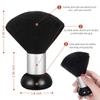 Patelai 3 Pcs Barber Neck Duster Brush for Hair Cutting and Cleaning Large Neck Duster with Plastic Handle Grip for Sweeping Hair Around Face Barber Accessories and Cleaning Supplies view 3