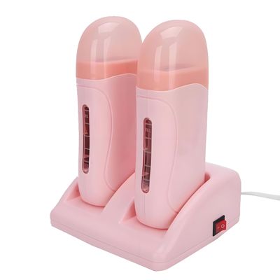 FILFEEL Roll On Wax Warmer with Double Cartridges, Professional Hair Removal Wax Heaters Hair Roller Epilator Wax Machine for Hair, Leg, Face, Armpit, Bikini, Eyebrow, Brazilian- (220V EU Plug)