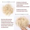 Lativ Messy Hair Bun Tousled Updo Hair Scrunchies Extension With Elastic Rubber Band Messy Accessories Hair Pieces for Women Girls (Messy Bun, Blonde) view 2