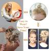 Lativ Messy Hair Bun Tousled Updo Hair Scrunchies Extension With Elastic Rubber Band Messy Accessories Hair Pieces for Women Girls (Messy Bun, Blonde) view 3