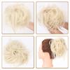Lativ Messy Hair Bun Tousled Updo Hair Scrunchies Extension With Elastic Rubber Band Messy Accessories Hair Pieces for Women Girls (Messy Bun, Blonde) view 4