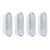 AUEAR, 4 Pack Plastic Fingernail Cleaning Brush Double-Sided Hand Nail Toe Scrubber for Men Women view 1