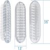 AUEAR, 4 Pack Plastic Fingernail Cleaning Brush Double-Sided Hand Nail Toe Scrubber for Men Women view 2