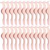 24 Pieces False Eyelashes Applicator Tool Stainless Steel Eyelash Extension Tweezers Remover Clip Tweezers Nipper Eyelash Auxiliary Clip for Women Makeup Application and Removal view 1