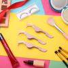 24 Pieces False Eyelashes Applicator Tool Stainless Steel Eyelash Extension Tweezers Remover Clip Tweezers Nipper Eyelash Auxiliary Clip for Women Makeup Application and Removal view 4