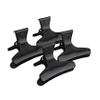 12PCS Plastic Black Non-Slip Butterfly Hair Clamps and Clips - Hairdressing Salon Clamps for Hairstyling, Haircut Sections, Accessories and Tools view 2