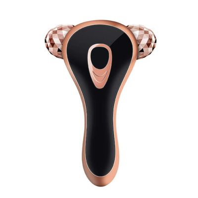 AnHua 3D Roller Massager 360 Rotate Thin Face Full Body Shape Massager Lifting Wrinkle Remover Facial Massage Tool Y Shape Massager (Black Gold)