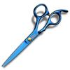 XUAN FENG Cherry Blossoms Hair Scissors 5.5 Inch 6 Inch Japanese 440C Steel Thinning Cutting Scissors Set Barber Salon Shear (5.5 inch Blue Set) view 4
