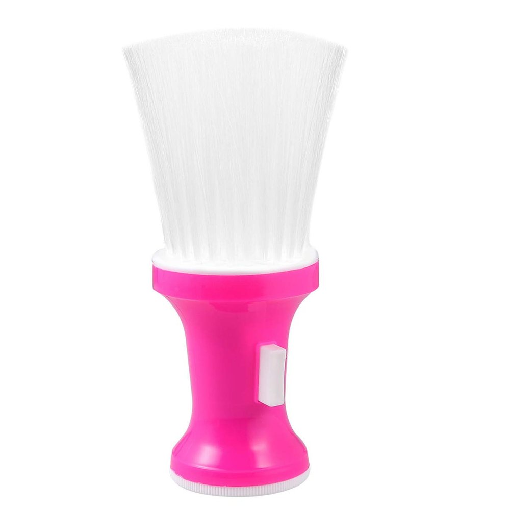 Beaupretty Barber Brush,Large Neck Duster Powder Brush Hairdressing Professional Hair Salon Hair Cleaning (Pink)