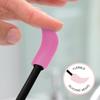 S&T INC. Makeup Spatula, Large and Mini Silicone Spatula Set for Cosmetics, Shampoo, Hair Care, and Skin Care Products, 4 Piece Set, Pink/Purple view 3