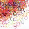 1000 Mini Rubber Bands Soft Elastic Bands for Hair Braids Hair (Vibrant Color) view 1