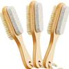 3 Pieces Foot File Rasp Callus Remover Pumice Stone Rasp Brush Double Sided Foot Scrubber Exfoliator with Pumice Stone and Bristle Brush Foot Scraper Pedicure Tools for Dry Dead Skin Foot Care view 1