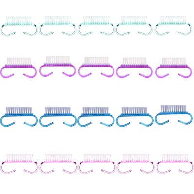 20PCS Handle Grip Nail Brush, Christmas Thanksgiving Gifts for Women Girls