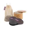 14 pcs Reusable Makeup Remover Pads | with Washable Laundry Mini Cotton Beauty Bag, Soft Reusable Face Pad for Facial Cleansing Wipes Skincare Set in Bamboo Holder for Storage of Cleansing Wipes view 1